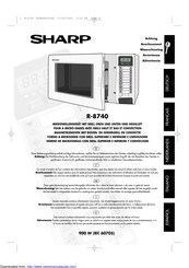 Sharp R-8740 Gebruiksaanwijzing