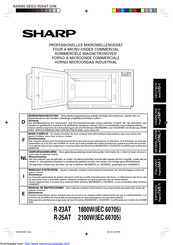 Sharp R-25AT Gebruiksaanwijzing
