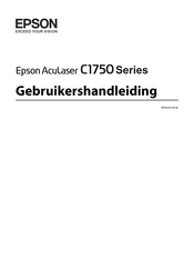 Epson AcuLaser C1750 Gebruikershandleiding