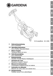 Gardena 34 A easyMove Gebruiksaanwijzing