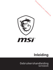 MSI GE63 8RE-046BE Gebruikershandleiding