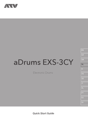 ATV aDrums EXS-3CY Snelstartgids