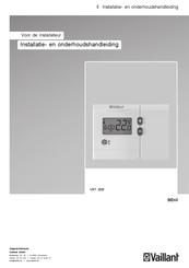 Vaillant VRT 250f Installatie- En Onderhoudshandleiding