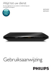 Philips BDP3490 Gebruiksaanwijzing