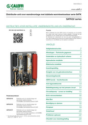 CALEFFI SATK32105 Instructies Voor Installatie