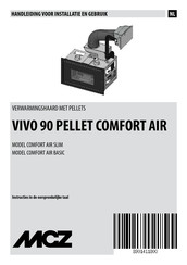 MCZ VIVO 90 COMFORT AIR SLIM Handleiding Voor Installatie En Gebruik