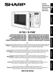 Sharp R-733F Gebruiksaanwijzing