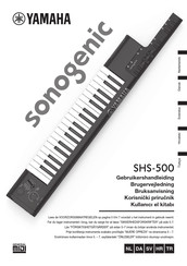 Yamaha sonogenic SHS-500 Gebruikershandleiding