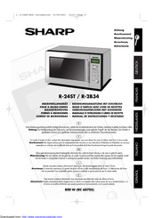 Sharp R-24ST Gebruiksaanwijzing