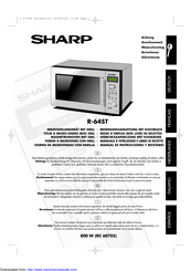 Sharp R-64ST Gebruiksaanwijzing