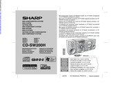 Sharp CD-SW200H Gebruiksaanwijzing