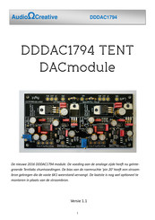 Audio Creative DDDAC1794 TENT Montagehandleiding