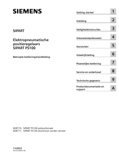 Siemens SIPART PS100 Beknopte Bedieningshandleiding