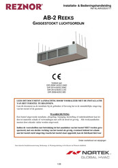 Reznor AB-2 Series Installatie- En Bedieningshandleiding