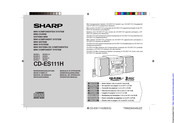 Sharp CD-ES111H Gebruiksaanwijzing