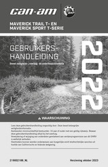 Can-Am MAVERICK TRAIL T-EN 2022 Series Gebruikershandleiding