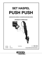 Lincoln Electric SET HASPEL PUSH PUSH Oorspronkelijke Gebruiksaanwijzing