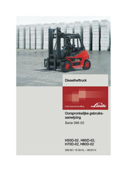 Linde H60D-02 Oorspronkelijke Gebruiksaanwijzing