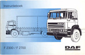 Daf F 2300 Instructieboekje