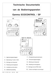 REMEHA ECOCONTROL/SP Series Technische Documentatie