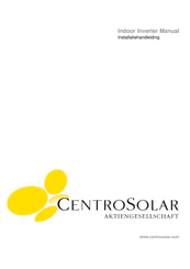 Centrosolar PowerStocc 4000 Installatiehandleiding