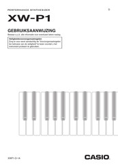 Casio XW-P1 Gebruiksaanwijzing