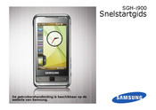 Samsung SGH-i900 Snelstartgids