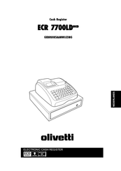 Olivetti ECR 7700LD eco Gebruiksaanwijzing