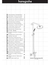 Hansgrohe Raindance Select Showerpipe 240 27117000 Gebruiksaanwijzing