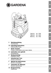 Gardena 1782 Instructies Voor Gebruik