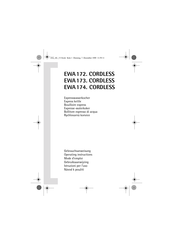 AEG EWA 173. CORDLESS Gebruiksaanwijzing