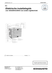 Exhausto VEX240HX Elektrische Installatiegids