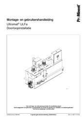 ProMinent Ultromat ULFa 1000 Montage- En Gebruikershandleiding