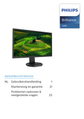 Philips Brilliance 221B8LJEB/00 Gebruikershandleiding