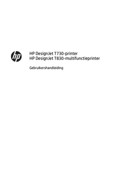 HP DesignJet T730 Series Gebruikershandleiding