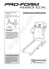 Pro-Form PETL41105.1 Gebruiksaanwijzing