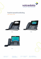 Yealink T57W Handleiding