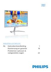 Philips 276E7QD Gebruikershandleiding