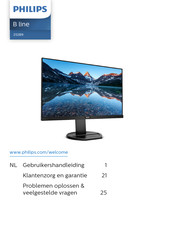 Philips 252B9 Gebruikershandleiding