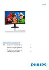 Philips 233V5LHAB Gebruikershandleiding