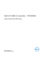 Dell P2720DC Gebruikershandleiding