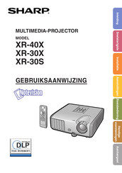 Sharp XR-30X Gebruiksaanwijzing