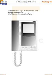 Nelec Tegui M-71 Installatieschema