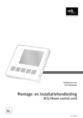 ait-deutschland RCU Room control unit Montage En Installatiehandleiding