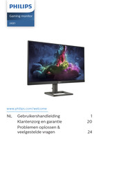 Philips 242E1 Gebruikershandleiding