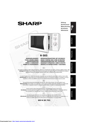 Sharp R-202 Gebruiksaanwijzing