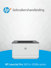 HP LaserJet Pro 3008e Series Gebruikershandleiding