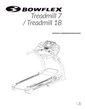 Bowflex Treadmill 18 Montage- En Gebruikershandleiding