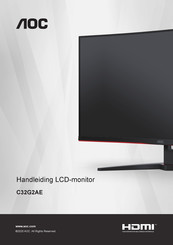 AOC C32G2AE Handleiding