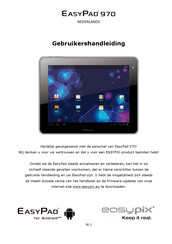 Easypix EasyPad 970 Gebruikershandleiding